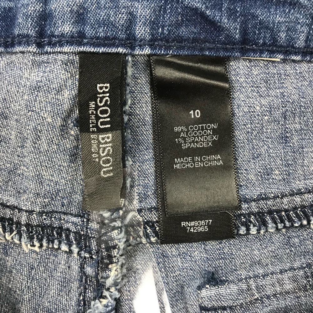 NWT Bisou Bisou Womens Flare Blue Jeans - Picture 4 of 8